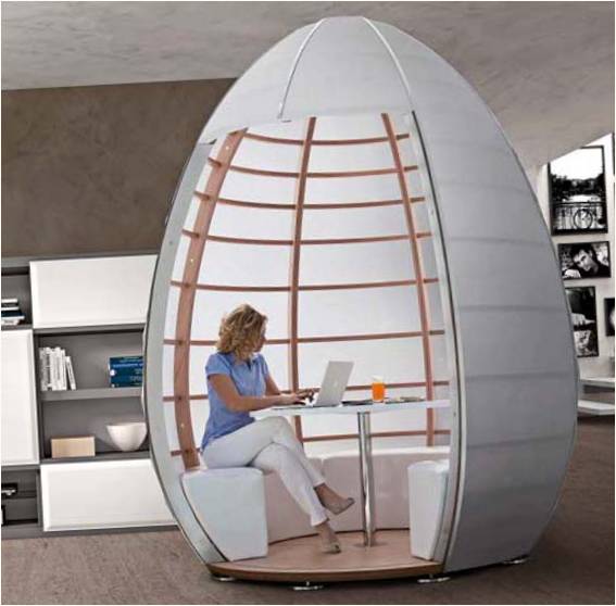 Nu-Ovo'nun yumurta şeklindeki mobil yapısı